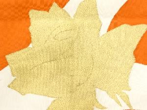 アンティーク　綴れ薔薇模様織り出し名古屋帯